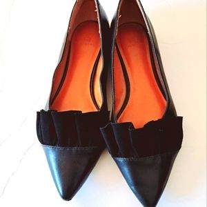 H by Halston leather falts, size 7